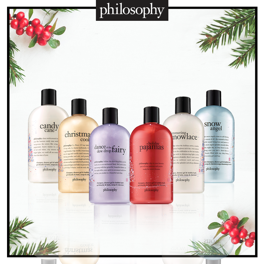 Philosophy Shimmering Snowlace Shampoo Shower Gel & Bubble Bath 480ml