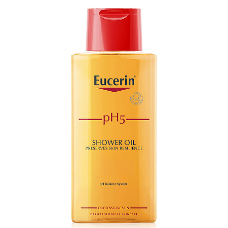 Eucerin PH5 Dry Sensitive Skin Shower Oil 100ml  , Eucerin PH5 Dry Sensitive Skin Shower Oil 100ml  รีวิว,ครีมอาบน้ำ ยู เซอ ริน ฝา แดง,ครีมอาบน้ํา eucerin ph5 ราคา,ครีมอาบน้ํา eucerin ph5 รีวิว