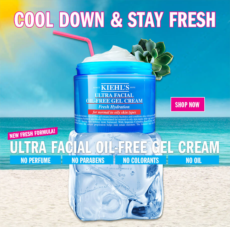 Kiehl's,Ultra Facial Oil-Free Gel Cream,Normal To Oily Skin,เจล,ลดความมัน
