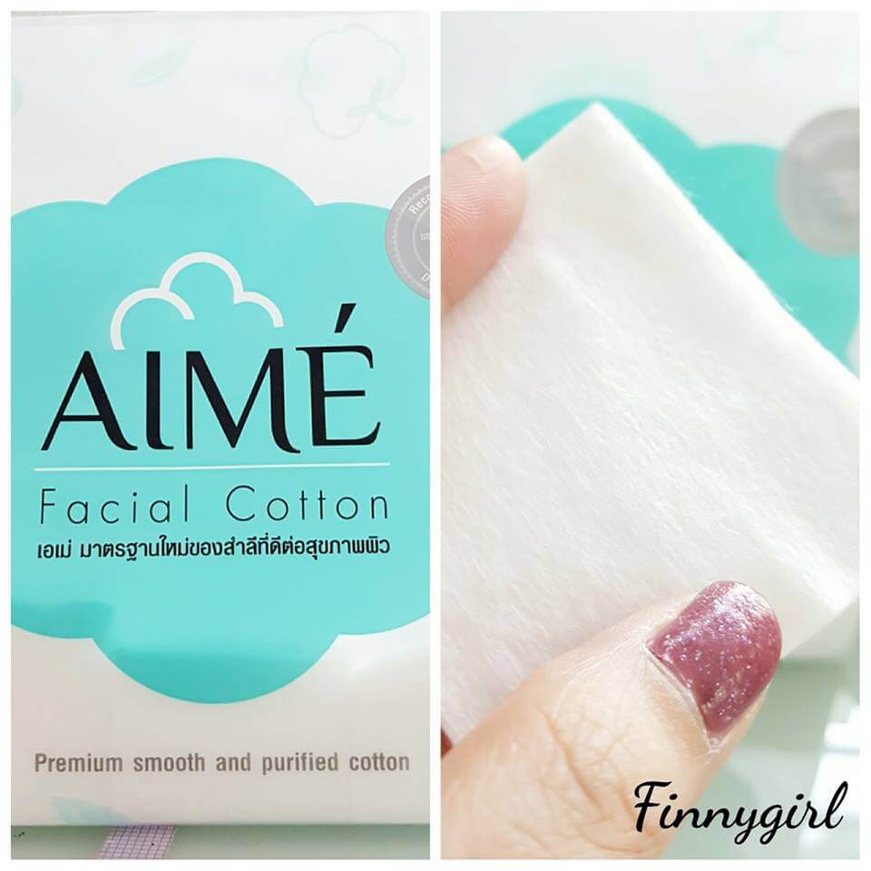 Aime,Cotton Pad 80g,สำลี,สำลีเอเม่,สำลีอ่อนโยน,เอเม่