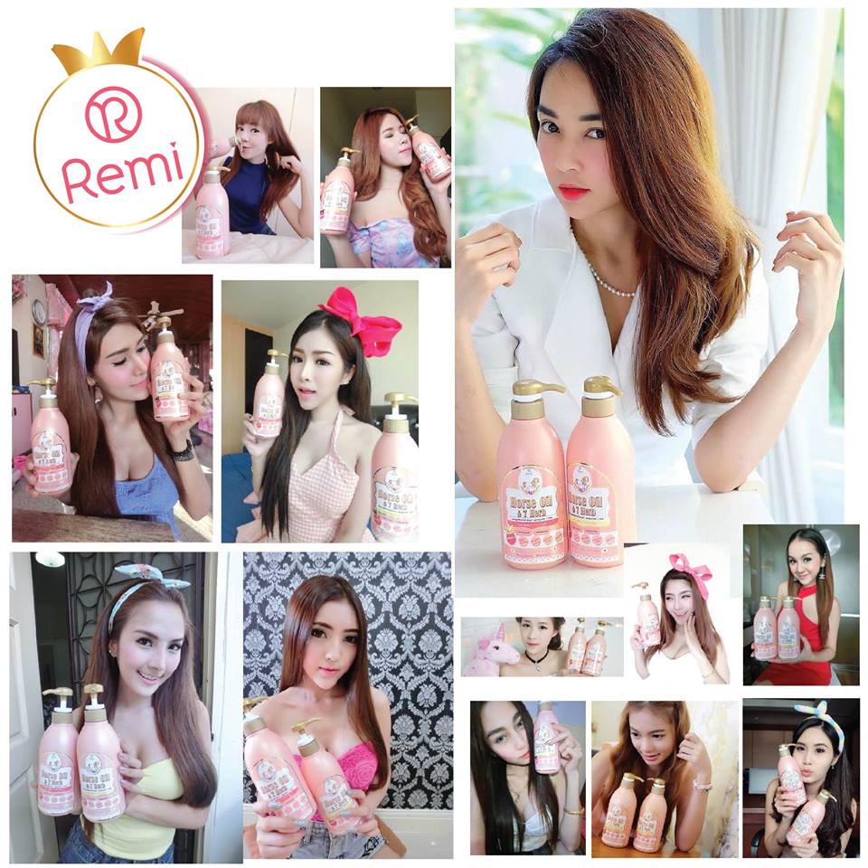 Remi Horse, Oil Shampoo & Conditioner, Mini Hair Dryer
