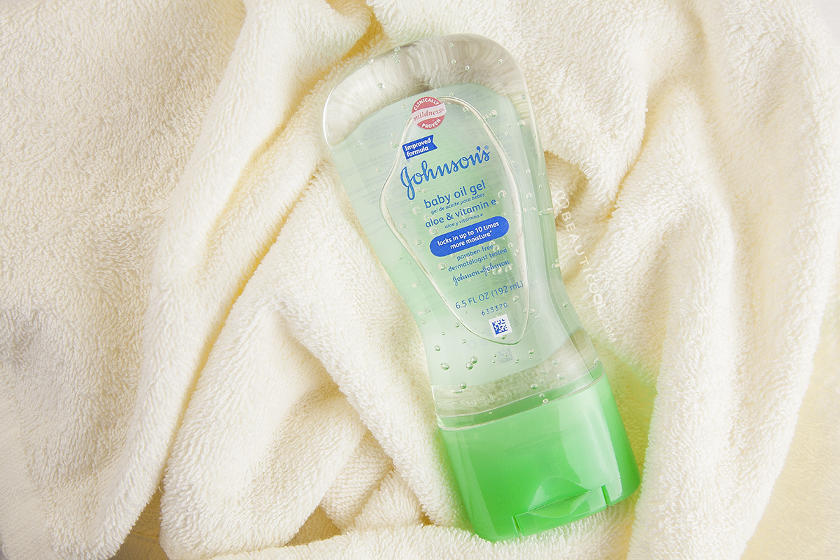 Johnson's Baby Baby Oil Gel Aloe Vera Vitamin E ใช้ทาหลังอาบน้ำเสร็จ ตัวเปียกหมาดๆ