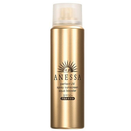 Anessa, Perfect UV Spray Sunscreen Aqua Booster SPF50+/PA++++, กันแดดสเปรย์, กันแดดขวดทอง, กันแดดผิวหน้า, กันแดดผิวกาย