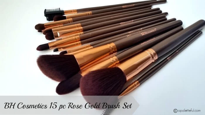 BH Cosmetics,15 pc,Rose Gold Brush Set,เซ็ตแปรง,BH