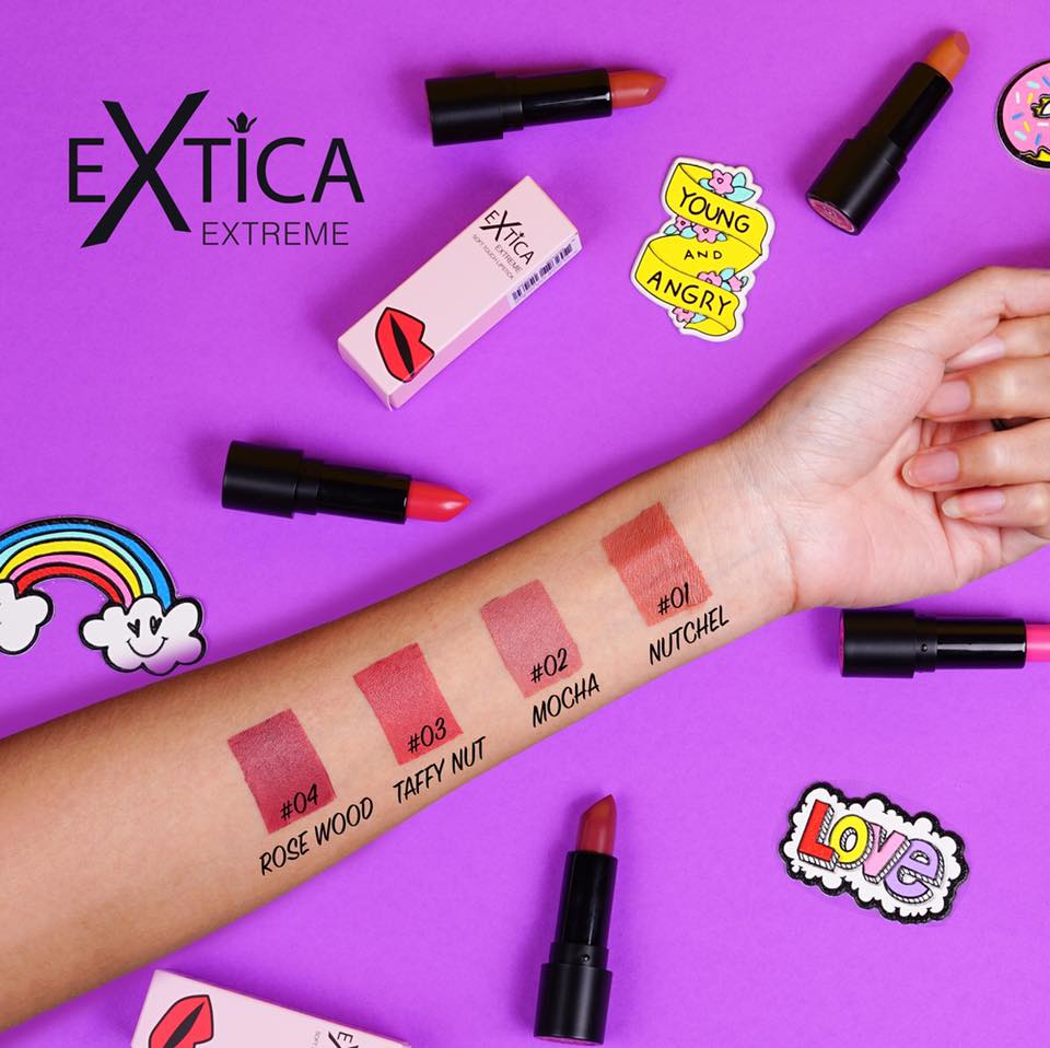 Extica, Extreme Soft Touch Lipstick, ลิปสติกเอ็กติก้า