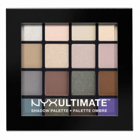 NYX Ultimate Shadow Palette #Cool Neutrals , NYX Ultimate Shadow Palette , NYX อายแชโดว์พาเลท , NYX อายแชโดว์พาเลท โทนน้ำตาล , NYX Ultimate Shadow Palette ราคา , NYX Ultimate Shadow Palette รีวิว