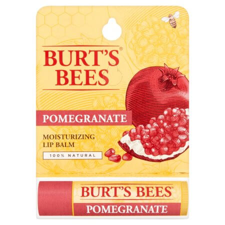 BURT'S BEES Moisturizing Lip Balm , BURT'S BEES Lip Balm , BURT'S BEES ลิปมัน , BURT'S BEES POMEGRANATE