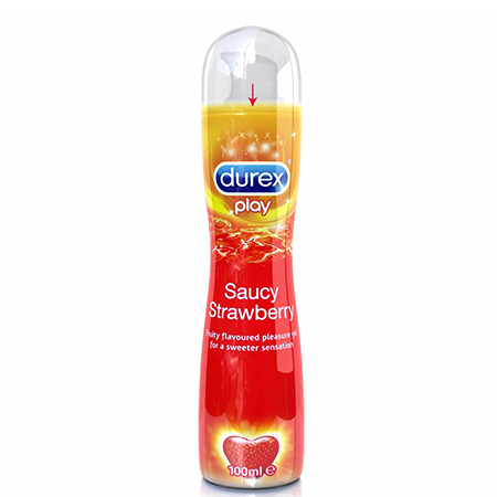 Durex Play Saucy Strawberry, Durex,เจลหล่อลื่น,Durexเจลหล่อลื่น,จุดซ่อนเร้นแห้ง,Durex Play Saucy Strawberry 100ml,Durex Play Saucy Strawberry
