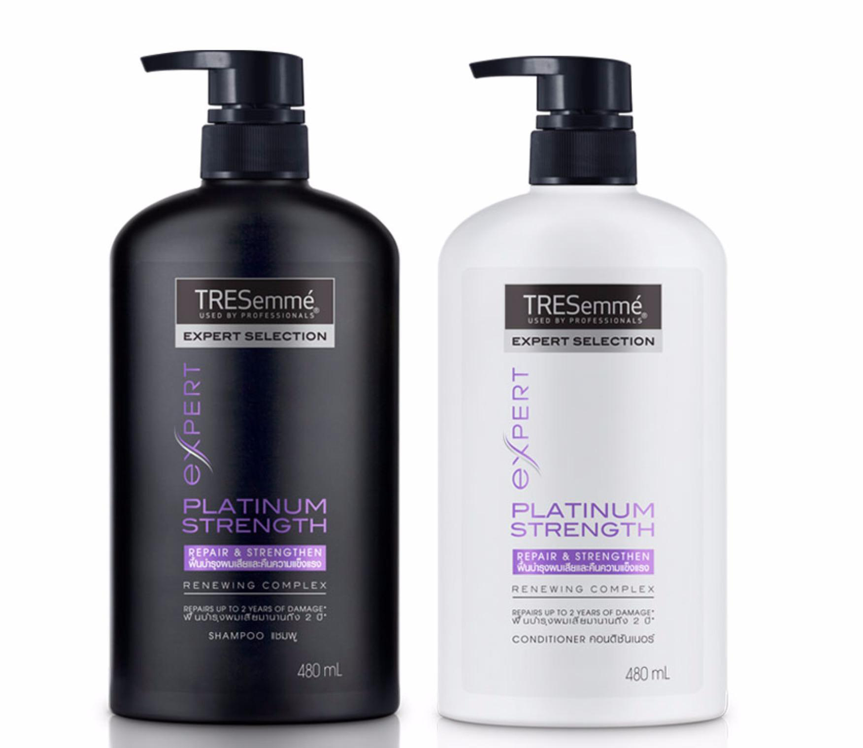 TRESemme Shampoo,Shampoo Platinum Strength Purple 480 ml,TRESemme,TRESemme Shampoo Platinum Strength Purple 480 ml,ฟื้นบำรุงผมเสีย