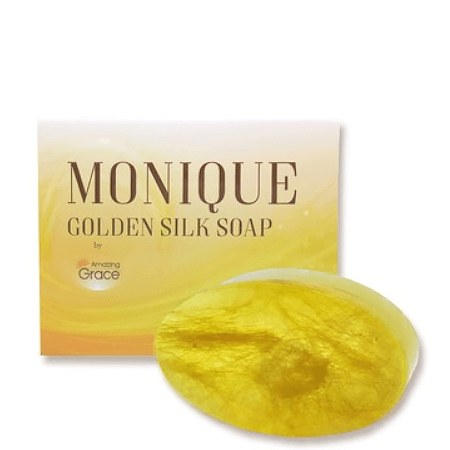 Amazing Grace,Monique Golden Silk Soap,Soap,สบู่ไหมทอง,Amazing Grace Monique Golden Silk Soap 50g,