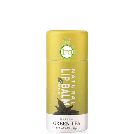 Ira, Eco Tube Natural Lip Balm Green Tea, ลิปบาล์มกลิ่นชาเขียว, ไอรา, ลิปบาล์มไอรา, ลิปIra