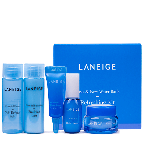 Laneige,Laneige Basic & New Water Bank Refreshing Kit,เซ็ต Water Bank,ลาเนจ วอเตอร์แบงก์