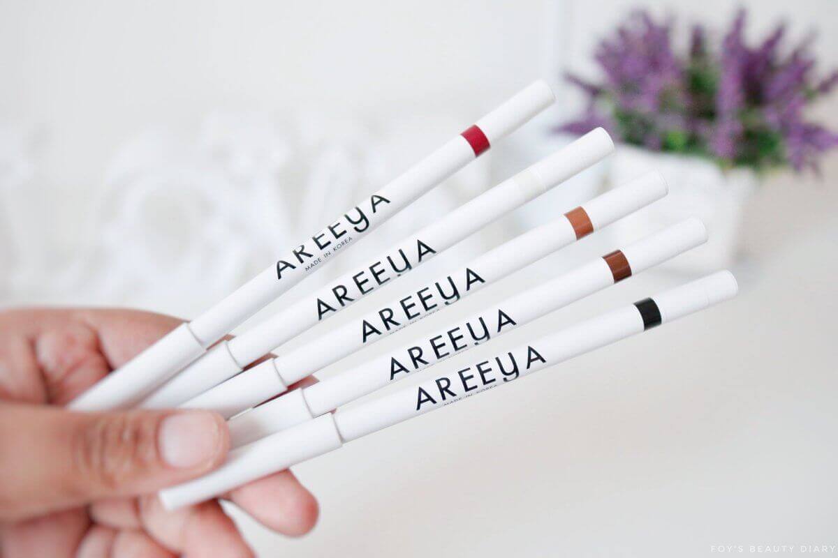 Areeya Super Fast Waterproof Eyeliner Pencil อายไลเนอร์เนื้อนุ่ม สีเข้ม ติดทน เขียนง่าย ไม่เลอะเปื้อน กันน้ำ กันเหงื่อทั้งวัน