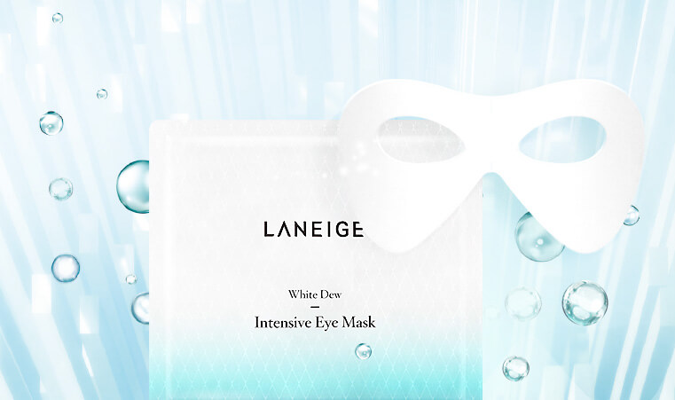 LANEIGE,White Dew Intensive Eye Mask,ลดจุดด่างดำ,ลดเลือนผิวหมองคล้ำ,มาส์กหน้า