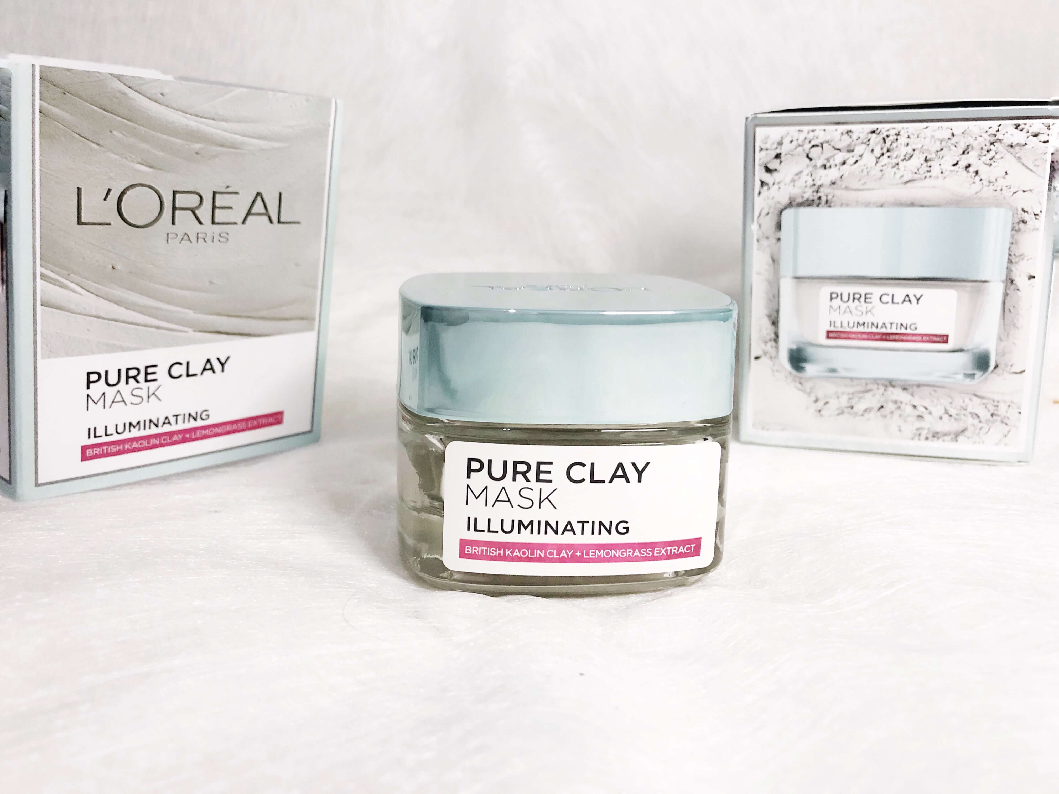 L'oreal Pure Clay Mask Illuminating 50g,ลอรีอัล,Pure Clay Mask Illuminating,L'oreal,L'oreal ราคา,L'oreal ซื้อได้ที่,มาส์กโคลน ลอรีอัล