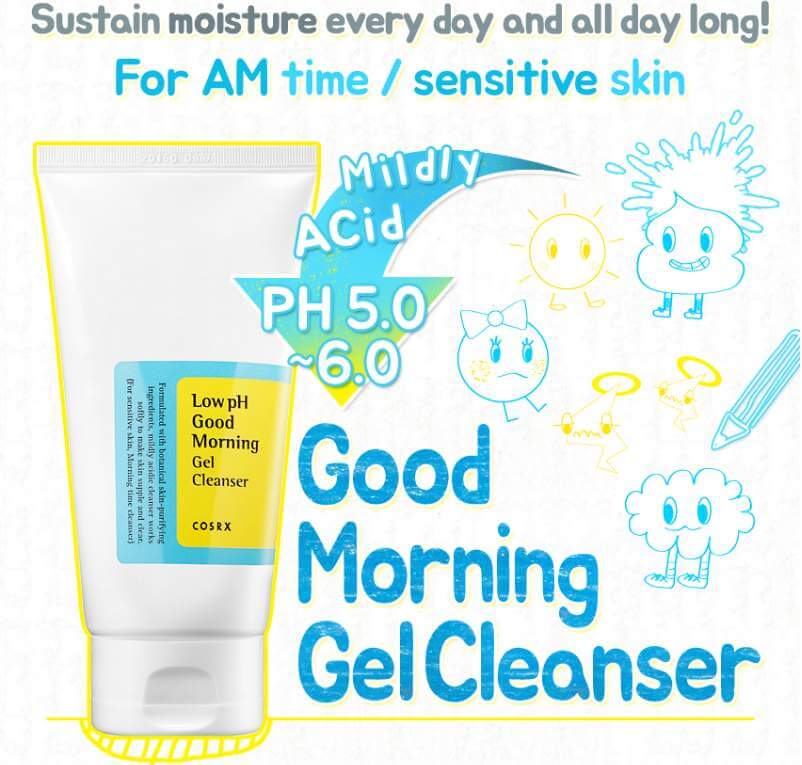 COSRX Low pH Good Morning Gel Cleanser 150ml,Cos RX,คลอส อาร์เอ็กม,Low pH Good Morning Gel Cleanser,COSRX  ราคา,COSRX หาซื้อได้ที่,ผลิตภัณฑ์ทำความสะอาดผิวหน้า