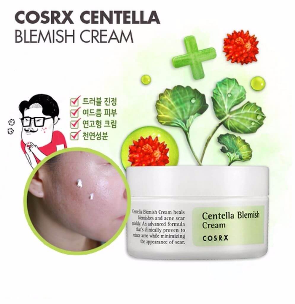 CosRX Centella Blemish Cream 30ml,CosRX, Centella Blemish Cream,คลอสอาร์เอ็กซ์,ผลิตภัณฑ์ดูแลผิวหน้า,CosRXหาซื้อได้ที่,CosRX ราคา,ครีมรักษาสิว