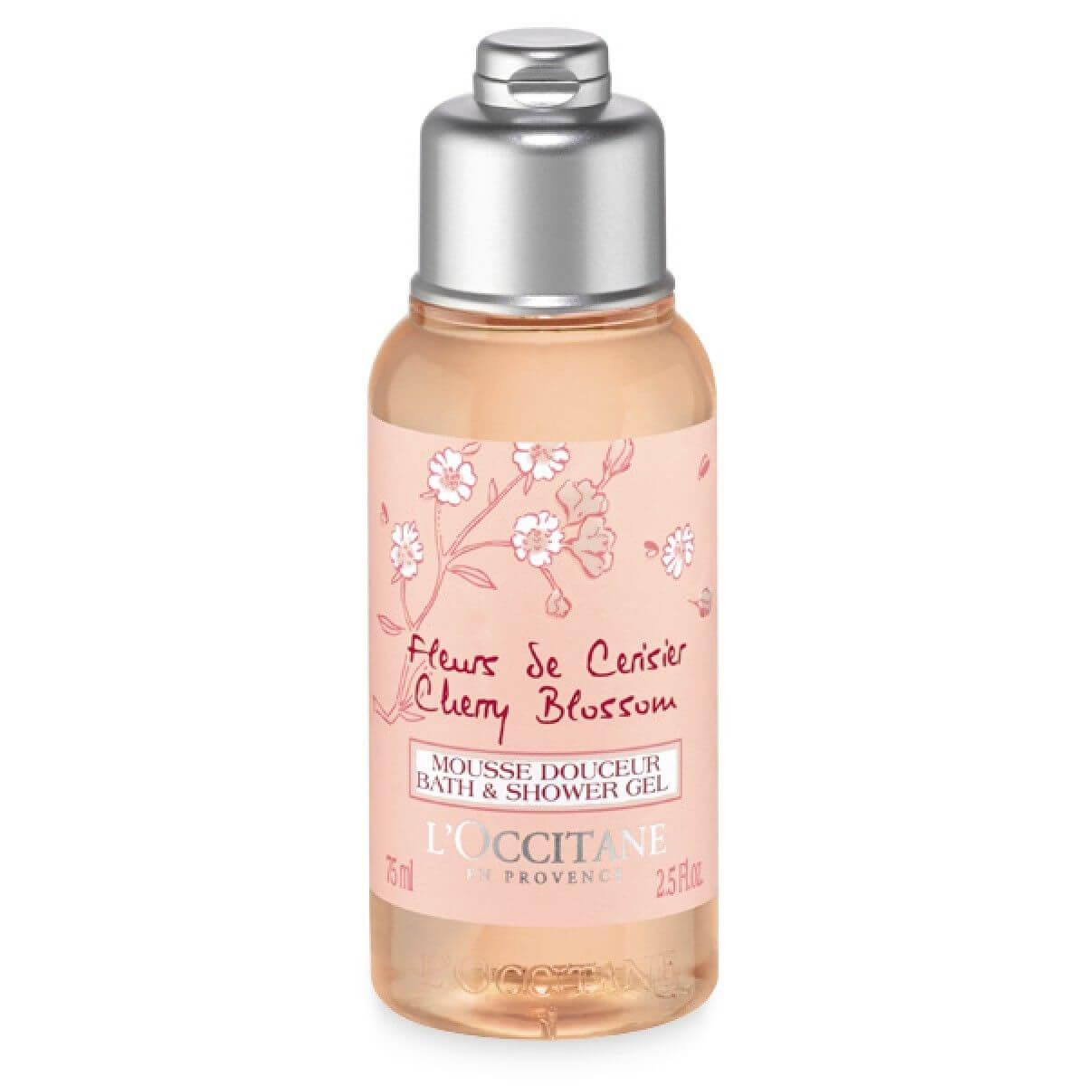 L'Occitane , Cherry Blossom ,  Douceur BCherry Blossom Mousse ath & Shower Gel , เจลอาบน้ำ , เจลอาบน้ำกลิ่นหอม