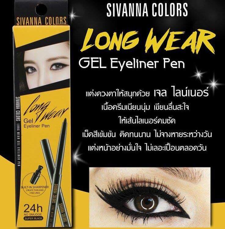Sivanna Long Wear Gel Eyeliner-black HF777, Sivanna, Sivanna HF777, Long Wear Gel Eyeliner-black HF777, Long Wear Gel Eyeliner-black HF777พร้อมส่ง, Long Wear Gel Eyeliner-black HF777รีวิว, Long Wear Gel Eyeliner-black HF777ของแท้