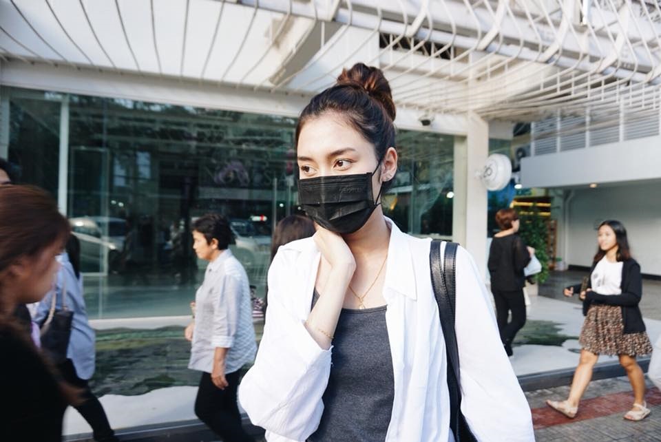 Kenkou Face mask - black 6ชิ้น/ซอง