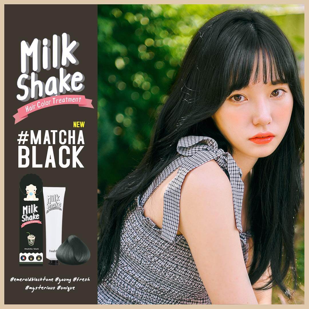 freshful,Freshful Milkshake Hair Color Treatment ,Milkshake Hair Color Treatment ,Matcha Black,ทรีทเมนต์ย้อมผม,ยาย้อมผมเกาหลี,สีผมเกาหลี,ย้อมผมเกาหลี,ซื้อ freshful ออนไลน์,ยาย้อมผม freshful ราคา,freshful สีติดมั้ย,freshful ราคา