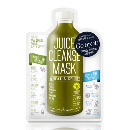 Ariul Juice Cleanse Mask Wheat & Celery,Ariul,Ariul thailand,Ariul korea,Ariul ราคา,Ariul 7 day mask,Ariul thailand ราคา,Ariul ซื้อที่ไหน