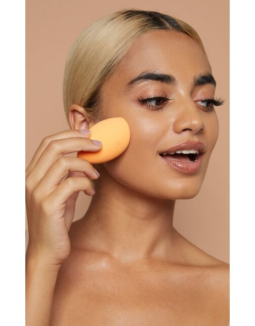 Real Techniques Miracle Complexion Sponge With Case , Real Techniques Miracle Complexion Sponge With Case ราคา , Real Techniques ฟองน้ำไข่ , Real Techniques ฟองน้ำไข่สีส้ม