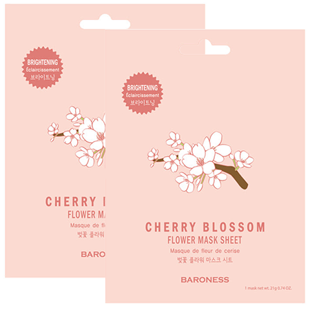 Baroness Cherry Blossom Flower Mask Sheet 21g