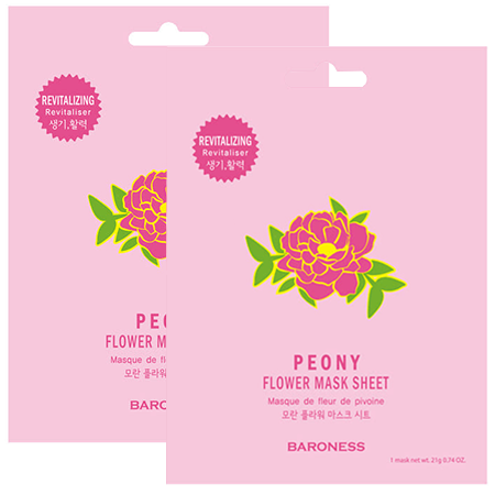 Baroness Peony Flower Mask Sheet 21g 