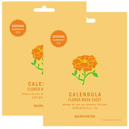Baroness Calendula Flower Mask Sheet 21g.