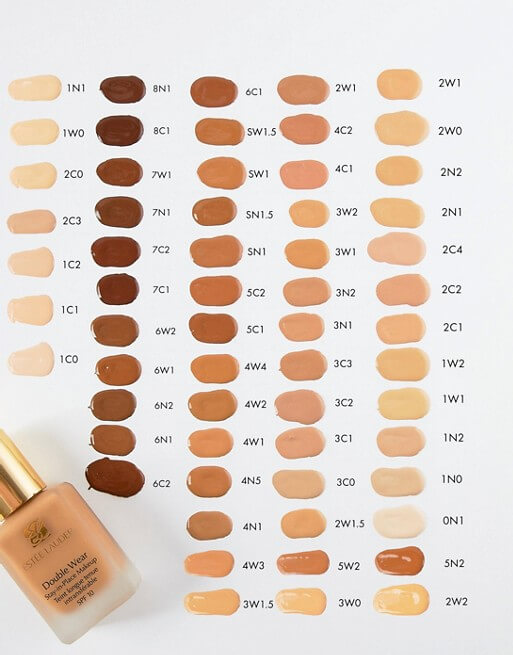 Estee Lauder Double Wear Stay-In-Place Makeup  มีให้เลือกด้วยกันหลายสีผิว ตอบโจทย์สาวๆทุกสีผิวทั่วโลก