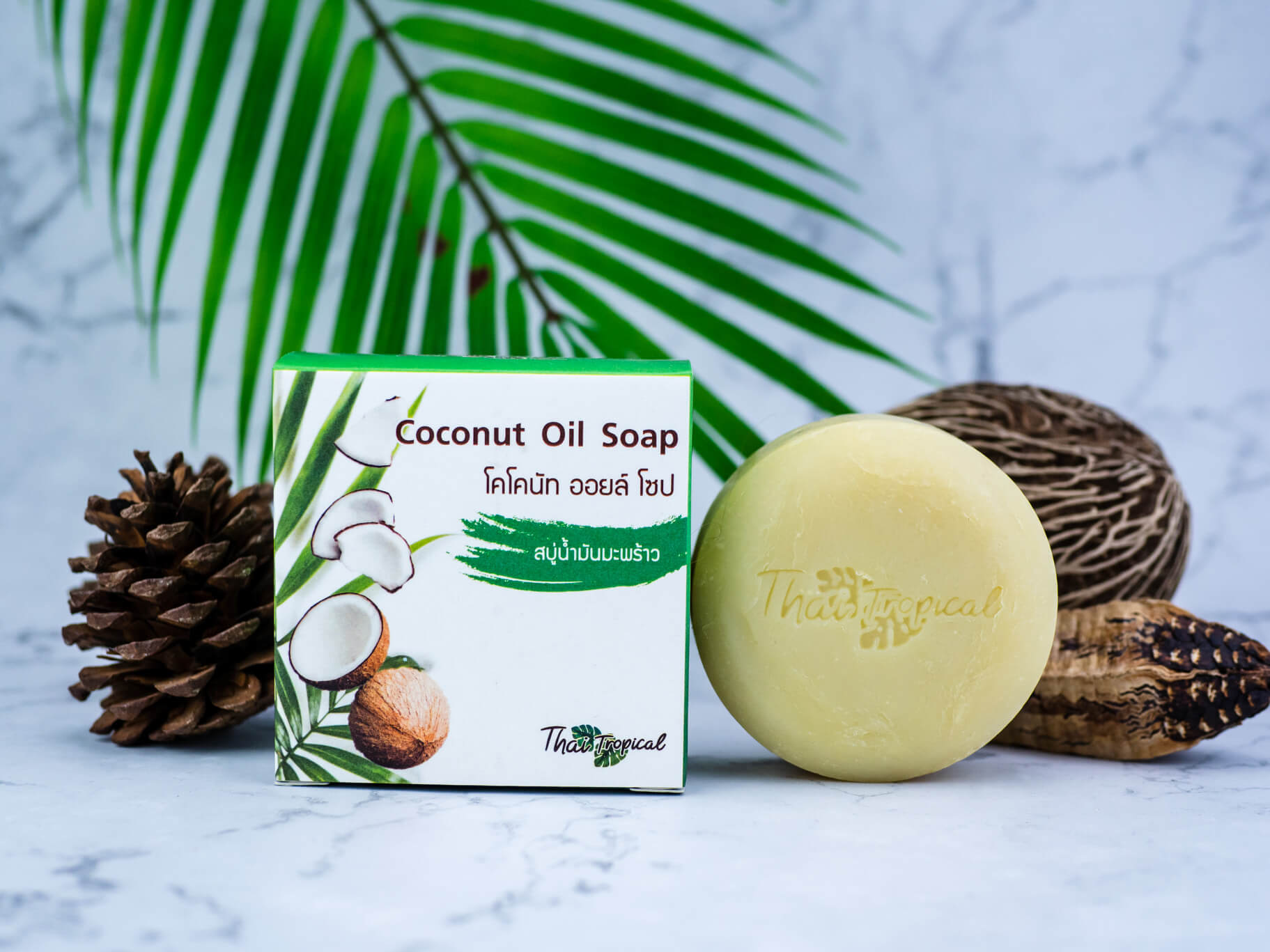 Thai tropical & siganture , Coconut oil soap , Thai tropical & siganture Coconut oil soap , สบู่น้ำมันมะพร้าว Thai tropical