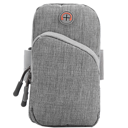 bagshoestore Armband pocket #สีเทา ขนาด 4-6 นิ้ว กระเป๋ารัดแขนใส่มือถือ ออกกำลังกาย รัดแขนได้อย่างกระชับ ให้คุณคล่องตัวทุกกิจกรรม
