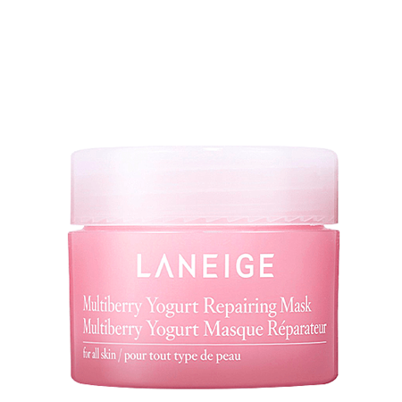 Laneige, Laneige Multiberry Yogurt Repair Pack รีวิว, Laneige Multiberry Yogurt Repair Pack ราคา, Laneige Multiberry Yogurt Repair Pack 20 ml., Laneige Multiberry Yogurt Repair Pack 20 ml. มาส์กโยเกิร์ต อุดมไปด้วยวิตามินและแร่ธาตุ ช่วยเติมความชุ่มชื้นให้ผิว ปรับสีผิวให้ขาวกระจ่างใส แลดูเรียบเนียนและนุ่มขึ้น