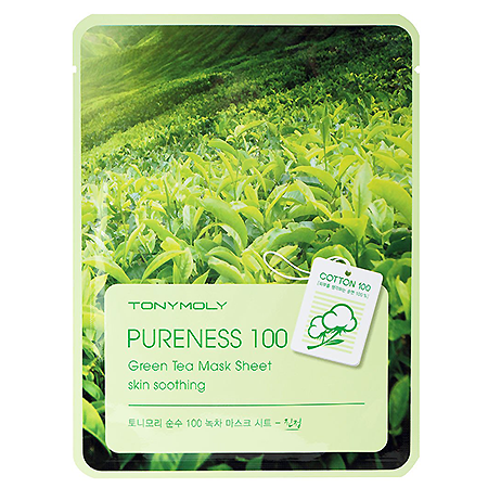 Tonymoly Pureness 100 Green Tea Mask Sheet 21ml 