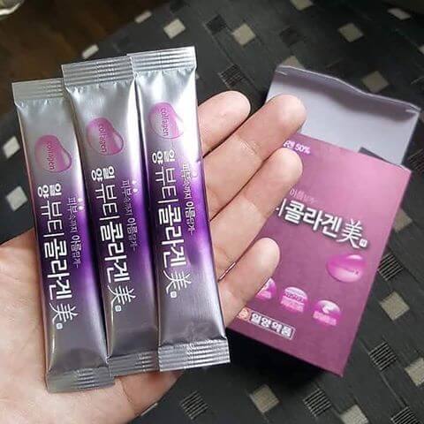 IL Yang Beauty Collagen 3 g x 30 ซอง  คอลลาเจนเกาหลี คอลลาเจนกล่องม่วง คอลลาเจนที่ขาดตลาดที่เกาหลีตอนนี้ ยอดขายถล่มทลาย