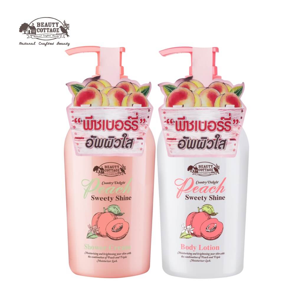Beauty Cottage ,  Country Delight Peach , Peach Sweety , Sweety Shine Body Lotion , Delight Peach Beauty Cottage