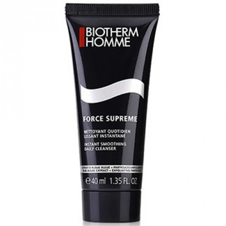 BIOTHERM, BIOTHERM Homme Force Supreme Instant Smoothing Daily Cleanser, BIOTHERM Homme Force Supreme Instant Smoothing Daily Cleanser รีวิว, BIOTHERM Homme Force Supreme Instant Smoothing Daily Cleanser ราคา, BIOTHERM Homme Force Supreme Instant Smoothing Daily Cleanser 40 ml., BIOTHERM Homme Force Supreme Instant Smoothing Daily Cleanser 40 ml. คลีนเซอร์ที่มากับอณูขัดผิวสีน้ำเงิน