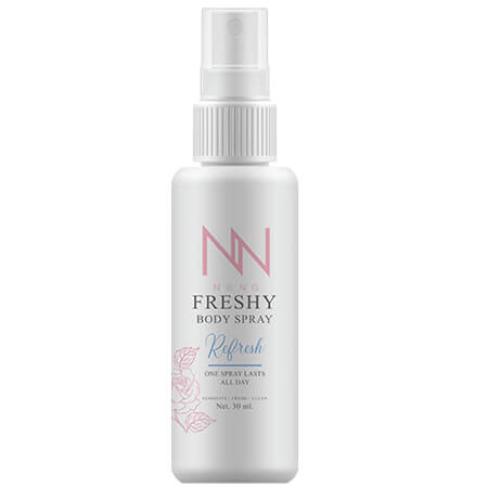 Nong Freshy Body Spray 30 ml. สเปรย์ระงับกลิ่นซ่อนเร้น ให้น้องสาวหอมสดชื่น หอมหวานตลอดวัน ขยับท่าไหน ก็มั่นใจ ไร้กลิ่น 