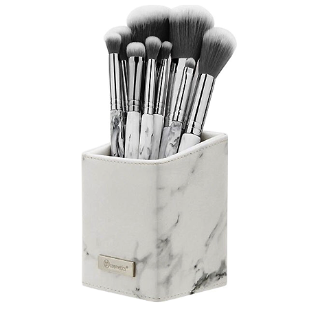 BH Cosmetics White Marble - 9 Piece Brush Set 