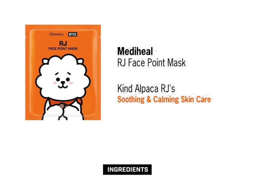 Mediheal , Rj Face Point Mask (RJ),BTS MEDIHEAL BT21Rj Face Point Mask (RJ),Rj Face Point Mask (RJ)ราคา,Rj Face Point Mask (RJ)รีวิว,Rj Face Point Mask (RJ)ซื้อได้ที่