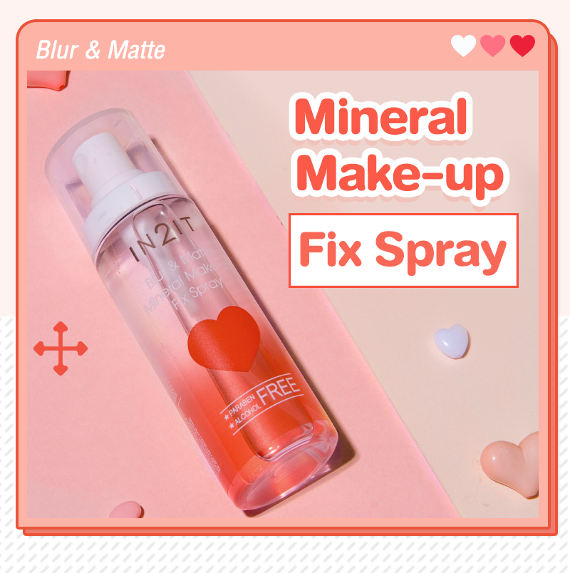 IN2IT Blur&Matte Mineral Make-up Fix Spray สเปรย์น้ำแร่ , IN2IT Blur&Matte Mineral Make-up Fix Spray รีวิว  , IN2IT Blur&Matte Mineral Make-up Fix Spray ราคา , สเปรย์น้ำแร่ IN2IT