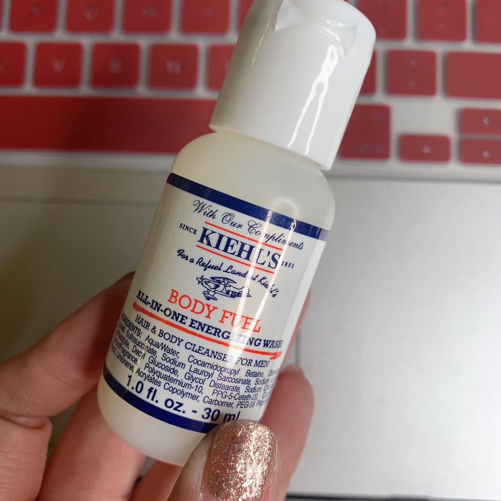 Kiehl's body fuel all-in-one energizing wash 30ml 