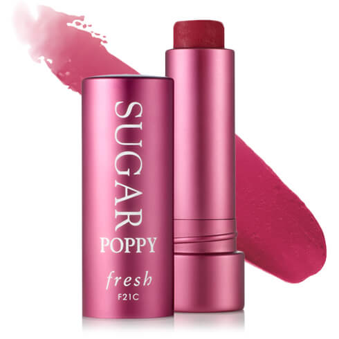 Fresh Poppy Tinted Lip Treatment SPF 15 เฉดสีแดงอมชมพูอันสดใสสะดุดตา แต่งแต้มสีสันที่สวยงามให้แก่เรียวปาก