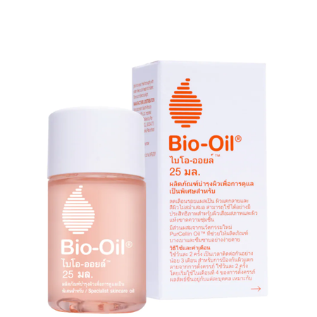 Bio-Oil 25 ml ผลิตภัณฑ์บำรุงผิวเฉพาะเจาะจงสำหรับ แผลเป็น ผิวแตกลาย สีผิวไม่สม่ำเสมอ ผิวขาดความชุ่มชื้น ดูแลฟื้นฟูรอยแผลเป็น
