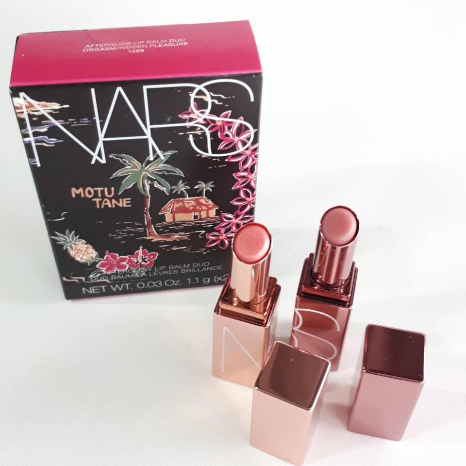 NARS, NARS Motu Tane Afterglow Mini Lip Balm Duo, NARS Motu Tane Afterglow Mini Lip Balm Duo รีวิว, NARS Motu Tane Afterglow Mini Lip Balm Duo ราคา, NARS Motu Tane Afterglow Mini Lip Balm Duo ของแท้, NARS Motu Tane Afterglow Mini Lip Balm Duo (Limited Edition 2019), NARS Motu Tane Afterglow Mini Lip Balm Duo (Limited Edition 2019) 1.1 g. x 2, NARS Motu Tane Afterglow Mini Lip Balm Duo (Limited Edition 2019) 1.1 g. x 2 เซ็ตลิปบาล์มไซส์มินิ