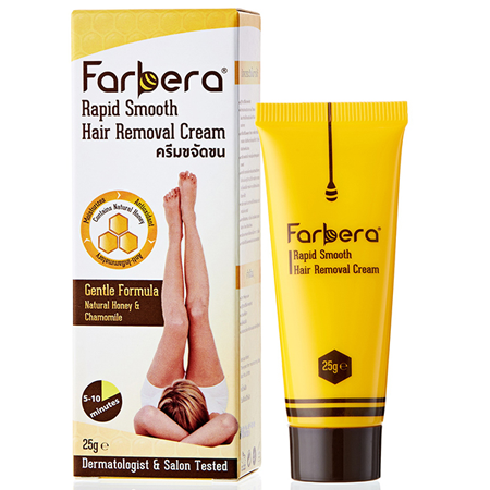 Farbera Rapid Smooth Hair Removal Cream 25g ครีมขจัดขนสูตรอ่อนโยน
