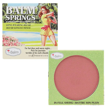 The Balm, The Balm Balm Spring, The Balm Balm Spring รีวิว, The Balm Balm Spring ราคา, The Balm Balm Spring Mini Blush, The Balm Balm Spring Mini Blush 0.8 g., The Balm Balm Spring Mini Blush 0.8 g. บลัชออนสีชมพู ที่ให้ความอันเดอร์โทนม่วงนิดๆ โชว์ถึงลุคของความเป็นฤดูใบไม้ผลิ ความสดใส ความเป็นซัมเมอร์เบาๆ 