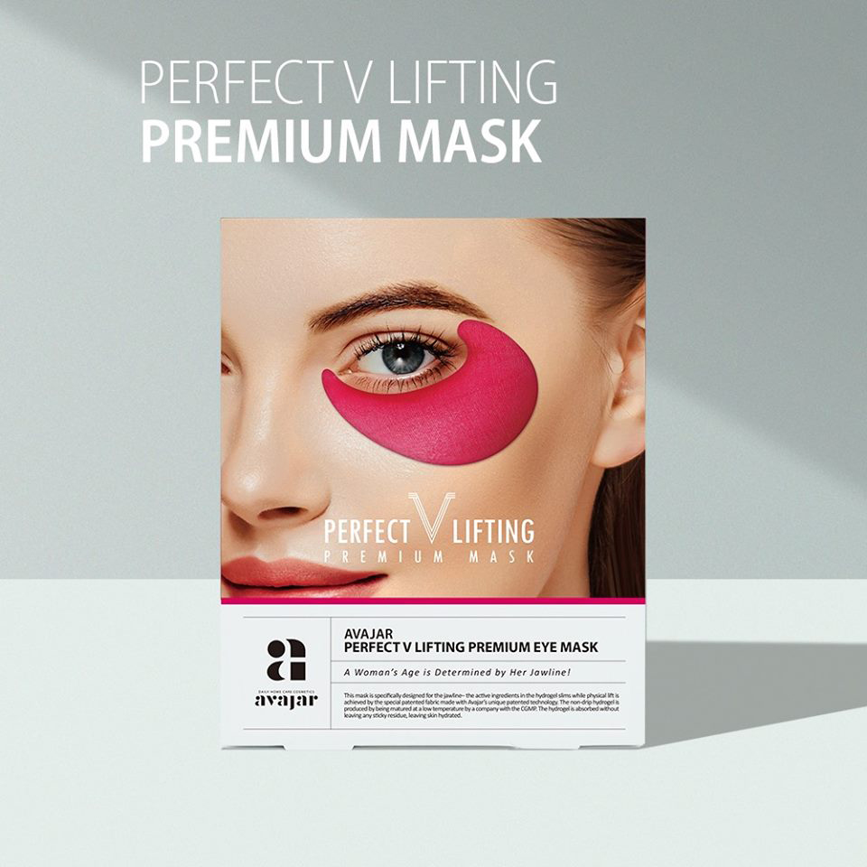 Avajar Perfect Lifting Premium Eye Mask 4g (2คู่/กล่อง) มาสก์บำรุงผิวรอบดวงตาให้สว่างใส พร้อมยกกระชับ ด้วยเนื้อผ้าที่มีความยืดหยุ่นสูง ซึบซาบเข้าสู่ผิวได้ดีที่สุด ไม่เหนียวเหนะหนะ