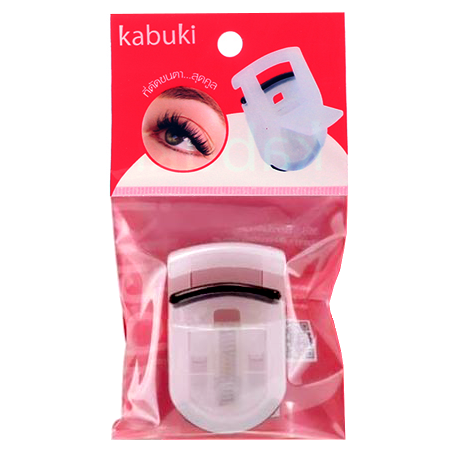 kabuki Portable eyelash Curler  ที่ดัดขนตา สุดคูลลล์ แบบพกพา น้ำหนักเบา ทนทาน ใช้งานง่าย สะดวก มียางช่วยถนอมขนตา มาพร้อมยางสำรอง